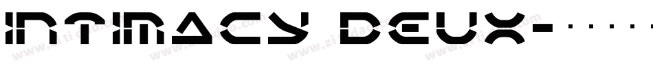 intimacy deux字体转换